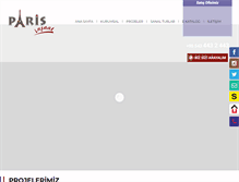 Tablet Screenshot of parisinsaat.com